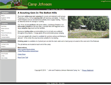 Tablet Screenshot of campjohnson.org
